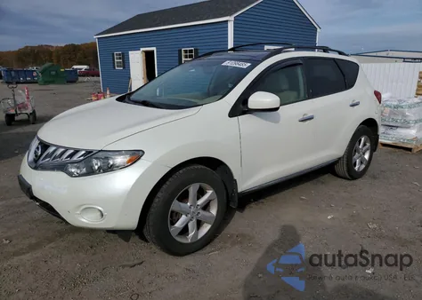 2009 Nissan Murano S z USA, uszkodzony, nr VIN JN8AZ18W09W150374
